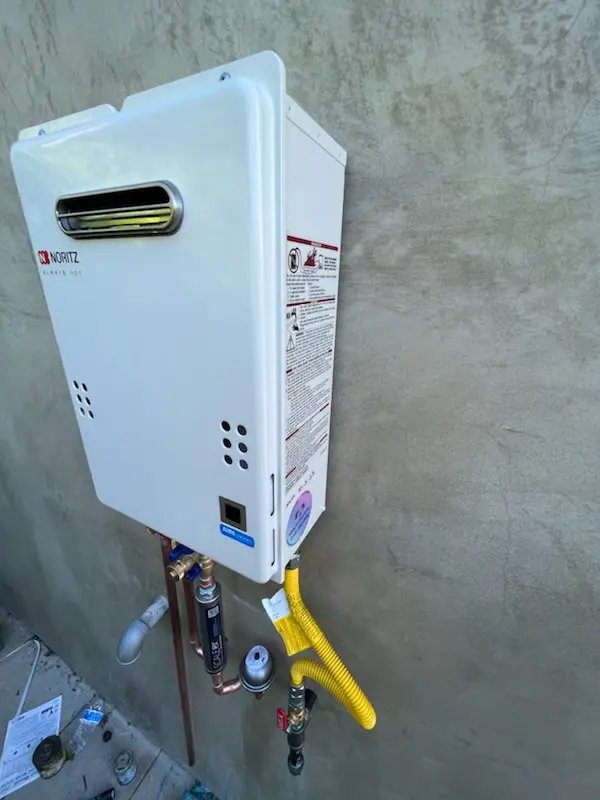 Tankless water heater installation for Wolfforth homes